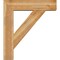 Ekena Millwork Traditional Block Rough Sawn Bracket w/ Offset Brace, Western Red Cedar, 8"W x 32"D x 36"H BKT0806X32X36TRA05RWR - alternate 2